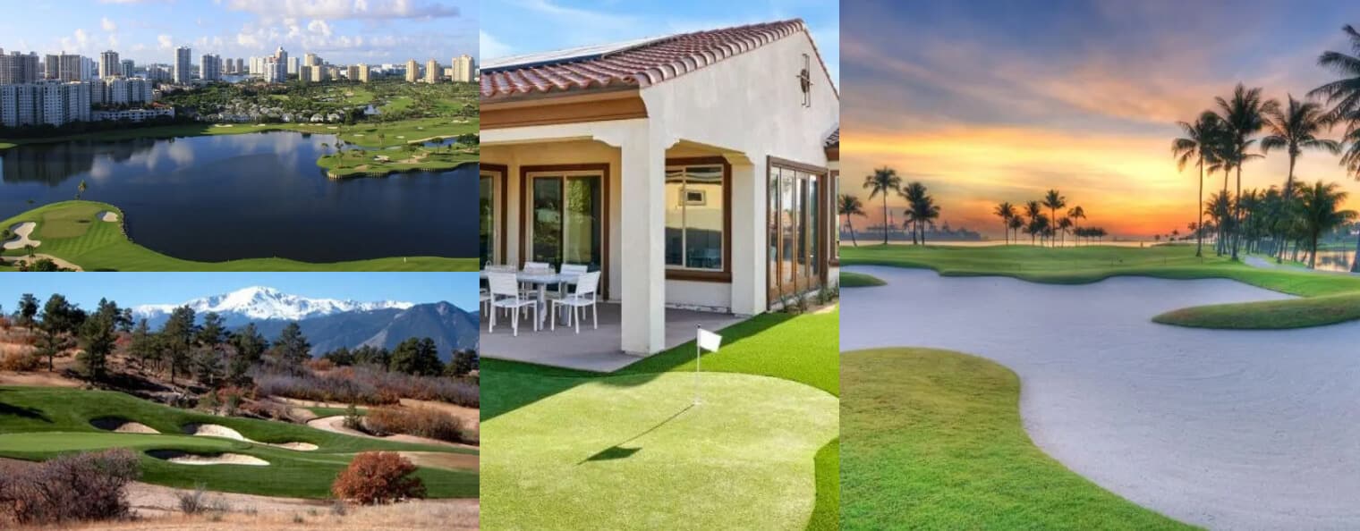 Golf Course Homes in California